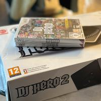 🎧 DJ Hero 1 + 2 per Wii + Console DJ originale