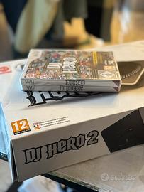🎧 DJ Hero 1 + 2 per Wii + Console DJ originale
