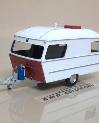 Caravan Roulotte 1980 Hongwell 1/43