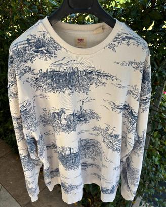 Felpa Levi's originale stampa western XL