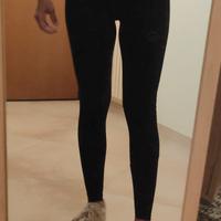 Pantaloni leggins equitazione donna Kingsland nero