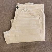 Benetton - pantalone velluto beige - Skinny Pin Up