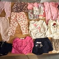 Set bambina completo primavera 9/12 - 23 pezzi