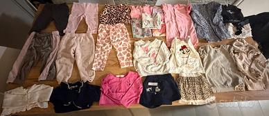 Set bambina completo primavera 9/12 - 23 pezzi