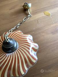 Lampadario vintage anni 70
