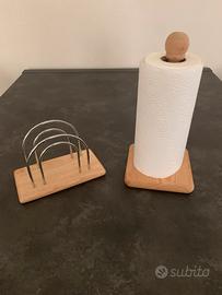 Set porta tovaglioli, porta scottex