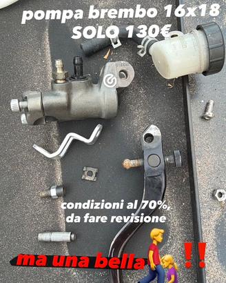 POMPA BREMBO 16x18 DA REVISIONARE