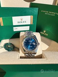 Rolex Datejust 36 116234 Blu Romani 2015