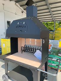 Barbecue a legna scintilla