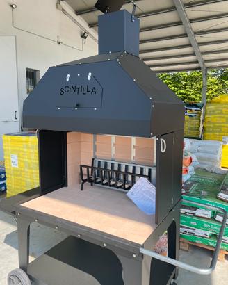 Barbecue a legna scintilla