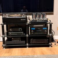 Norstone Stabbl mobile hifi stereo rack