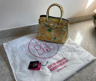 Borsa Miss Petite,stampa limoni,Save My Bag, Nuova