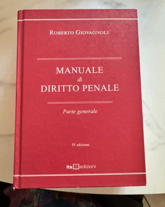 Manuale diritto penale parte generale  Giovagnoli