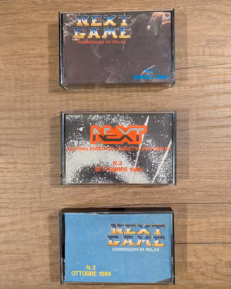 3 cassette NEXT GAME Commodore 64 – Retrocomputing