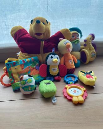 1) Set giochini neonato primi mesi