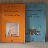 2 libri di Leonardo Sciascia Adelphi