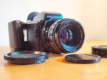 Pentax 645 con adapter per Pentax 67 SMC 90mm f2.8