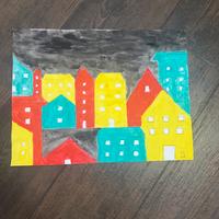 Tempere su cartoncino