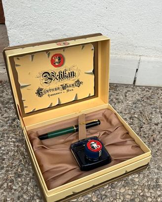 Pelikan Stilografica M400 Verde/Nero - Set Vintage