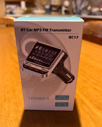 Trasmettitore FM Bluetooth Leidimus
