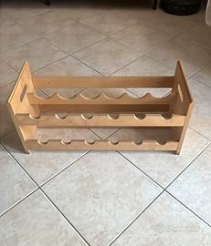 Portabottiglie in legno