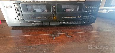 Teac Doppia Piastra Registrazione Cassette