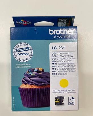 Cartuccia Brother LC123Y