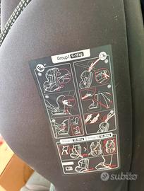 Seggiolino auto gruppo 1/2/3