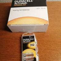 Batterie Duracell per apparecchio acustico