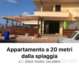 Appartamento a 20 metri dalla spiaggia