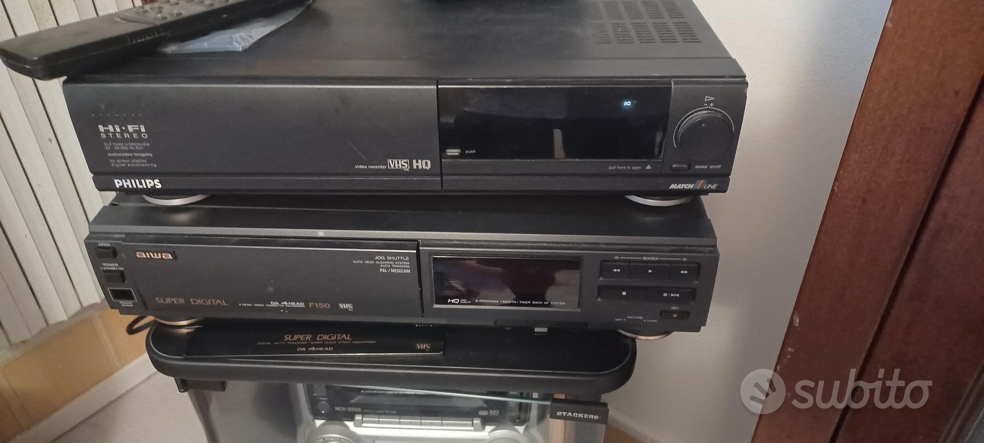 videoregistratore aiwa + philips Audio/Video In vendita a Reggio Emilia