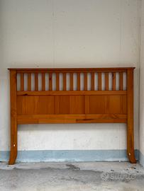 Testiera letto matrimoniale in legno
