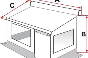PRIVACY ROOM veranda per tendalino per Van 