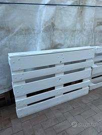 Bancali epal pitturati bianco