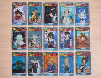 Collezione completa 15 lenticolari blu Dragonball