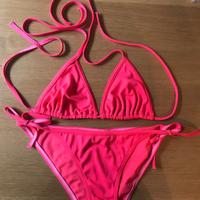 Costume triangolo rosa fluo Olaian TG 1/S