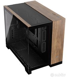 case pc Corsair 2500x legno noce noce 