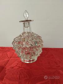 Boccetta porta profumo in vetro rostrato - Murano