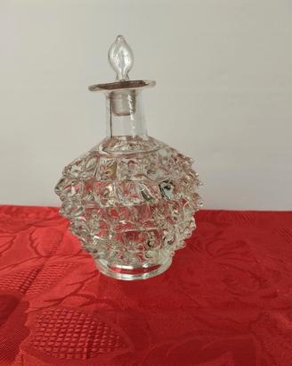 Boccetta porta profumo in vetro rostrato - Murano
