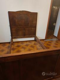 Struttura letto Vintage in legno 
