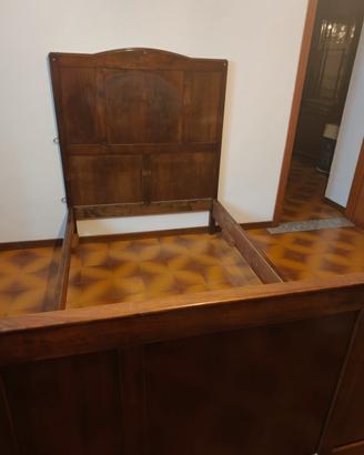 Struttura letto Vintage in legno 