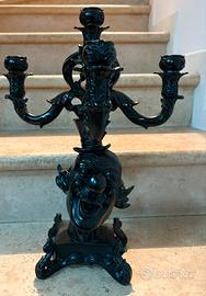 Candelabro Burlesque Clown Seletti nero