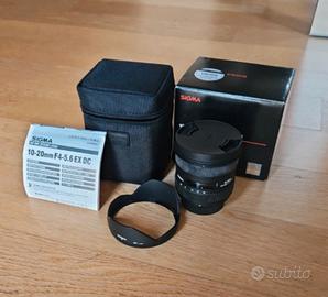 Sigma (versione Nikon) 10-20 f4-5.6 EX DC
