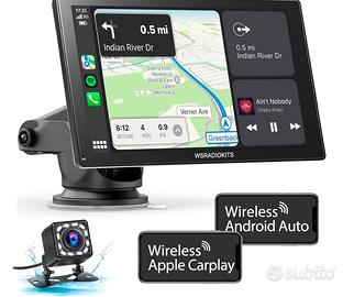 Car-Play e android Auto  9" con camera posteriore 