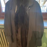 Cappotto impermeabile con pelliccia