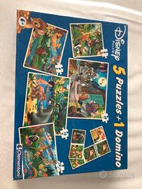 Puzzles + Domino Disney - Clementoni