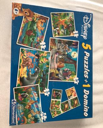 Puzzles + Domino Disney - Clementoni