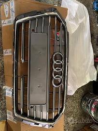 Mascherina originale Audi S3 Argento