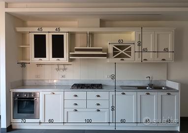 Cucina top marmo 3.70 m - NUOVA, mai usata- CRAFA