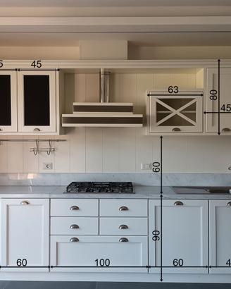 Cucina top marmo 3.70 m - NUOVA, mai usata- CRAFA